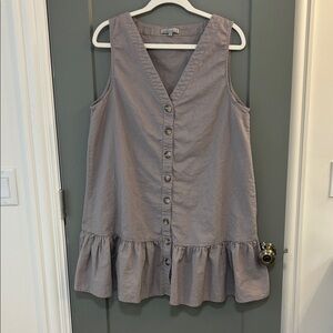 Wishlist Apparel  Button-Down Sleeveless Dress Women’s Size Large